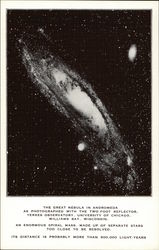 The Great Nebula in Andromeda Astronomy Postcard Postcard Postcard