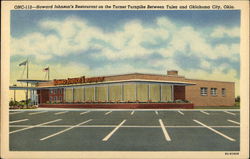 Howard Johnson's Restaurant on the Turner Turnpike Oklahoma Postcard Postcard Postcard