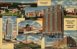 Hotel Phillips Kansas City, MO Postcard Postcard Postcard