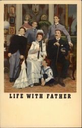 Life with Father Theatre Postcard Postcard Postcard