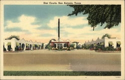 Star Courts San Antonio, TX Postcard Postcard Postcard