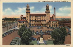 Terminal Station and Plaza Postcard