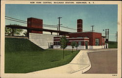 New York Central Railroad Station Herkimer, NY Postcard Postcard Postcard