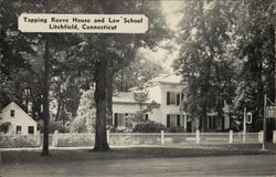 Tapping Reeve House and Law School Litchfield, CT Postcard Postcard Postcard