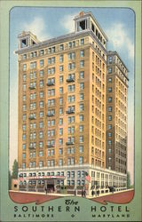 The Southern Hotel Baltimore, MD Postcard Postcard Postcard