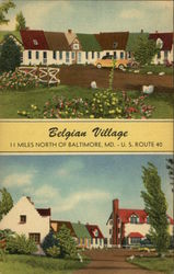 Belgian Village Postcard