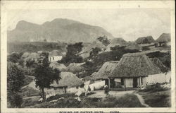 Native Huts Cuba Postcard Postcard Postcard