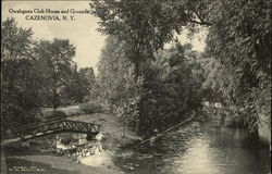 Owahgena Club House and Grounds Cazenovia, NY Postcard Postcard Postcard