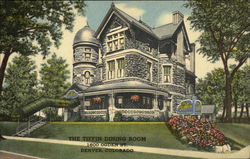 The Tiffen Dining Room Postcard