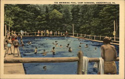 The Swimming Pool, Camp Nwakwa Postcard