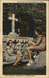 The Altar at Fischer Memorial Chapel, Camp Nawakwa Arendtsville, PA Postcard Postcard Postcard