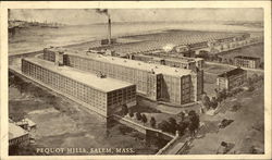 Pequot Mills, Salem, Mass. Postcard