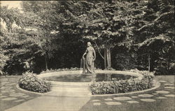 The Lanning Fountain at Smith College Postcard