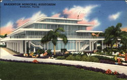 Bradenton Municipal Auditorium Postcard