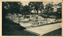 Sugar Camp Swimming Pool Postcard