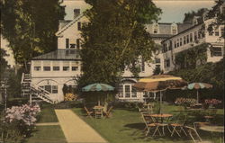 Terrace Garden at The Lord Jeffery Inn Postcard