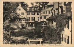 Terrace Garden, Southern Exposure - The Lord Jeffery Inn Amherst, MA Postcard Postcard Postcard