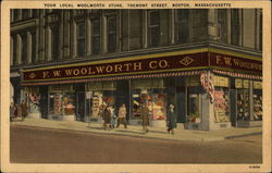 Your Local Woolworth Store Boston, MA Postcard Postcard Postcard