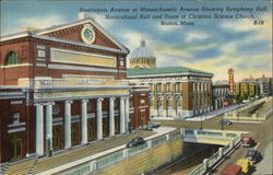 Symphony Hall and Horticultural Hall Boston, MA Postcard Postcard Postcard