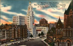 New Home Office Building Postcard