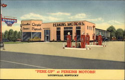 Perkins Motors Louisville, KY Postcard Postcard Postcard