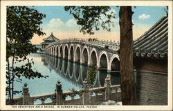 The Seventeen Arch Bridge in Summer Palace Postcard