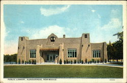 Public Library Postcard