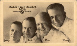 Goodyear Motor Tires Quartet, KFOX Advertising Postcard Postcard Postcard