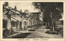 Colorado Street Pasadena, CA Postcard Postcard Postcard