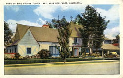 Home of Bing Crosby, Toluca Lake Hollywood, CA Postcard Postcard Postcard