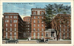 Street View of the Colonial Hospital Rochester, MN Postcard Postcard Postcard