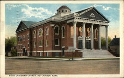 First Christian Church Hutchinson, KS Postcard Postcard Postcard