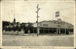 The Bert Oldham Auto Company GM Dealership La Junta, CO Postcard Postcard Postcard