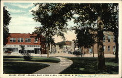 Bridge Street looking East from Plaza Postcard