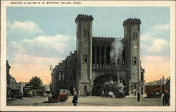 Boston & Maine R.R. Station Postcard