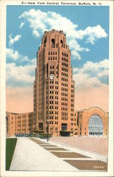 New York Central Terminal Postcard