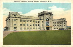 Canadian National Railway Station Vancouver, BC Canada British Columbia Postcard Postcard Postcard