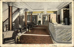 Lobby, Taunton Inn Postcard