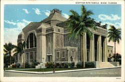 Scottish Rite Temple Postcard