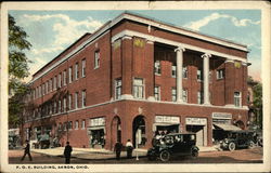 Street View of FOE Building Akron, OH Postcard Postcard Postcard