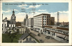 Sixth Street Looking West from Nebraska Street Sioux City, IA Postcard Postcard Postcard