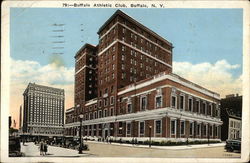 Buffalo Athletic Club Postcard