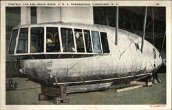 U.S.S. Shenandoah, Control Car and Radio Room Lakehurst, NJ Postcard Postcard Postcard