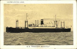 SS President Roosevelt Postcard