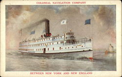 Colonial Navigation Company - "Lexington" Steamers Postcard Postcard Postcard