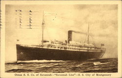 S.S. "City of Montgomery" Postcard