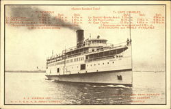 SS Virginia Lee, NYP & NRR Ferry Company Ferries Postcard Postcard Postcard