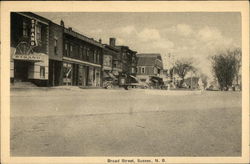 Broad Street View Sussex, NB Canada New Brunswick Postcard Postcard Postcard