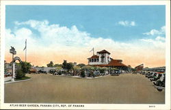 Atlas Beer Garden Panama City, Panama Postcard Postcard Postcard