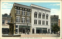 New Odd Fellows Temple Postcard